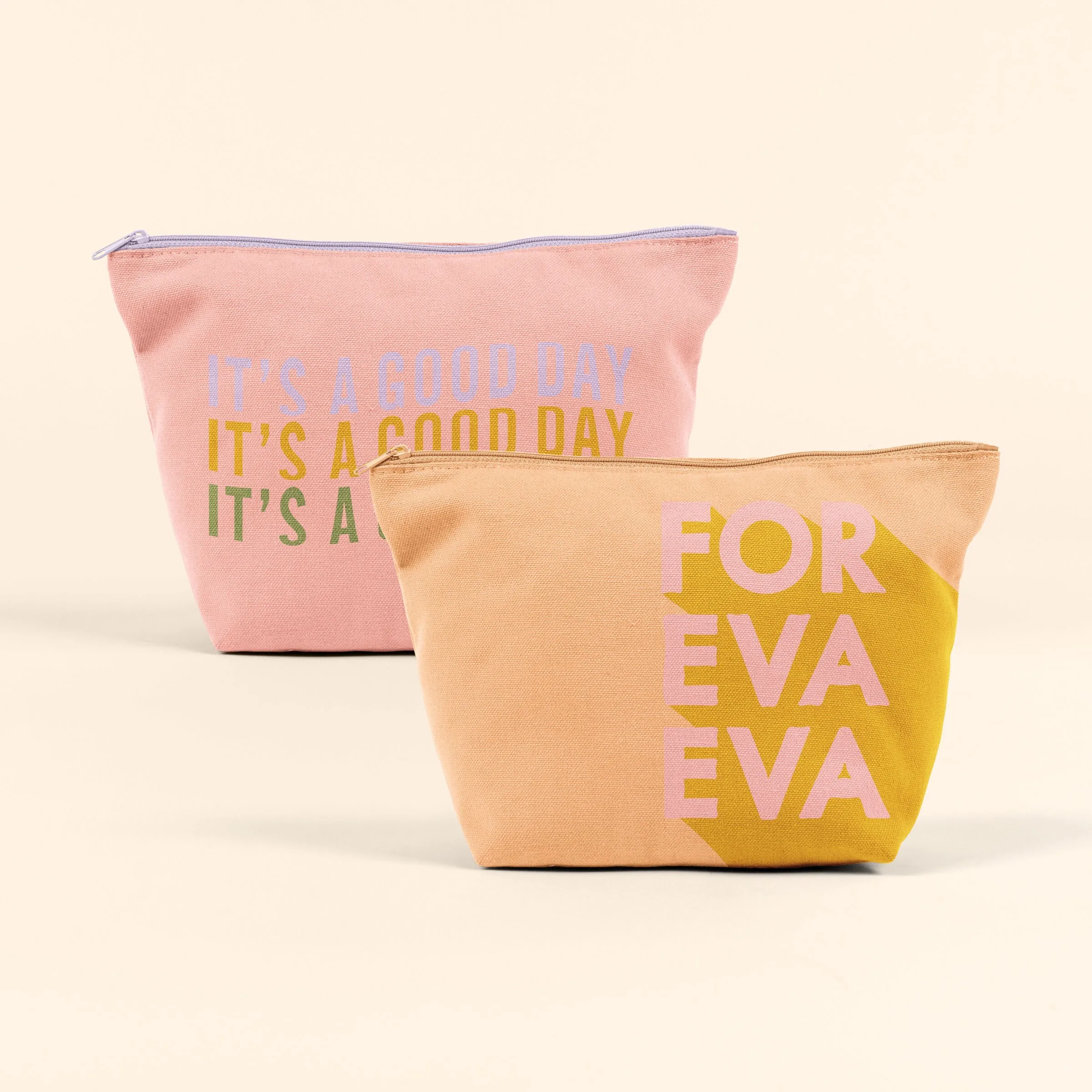 Colored Canvas Tweedle Dum Pouch