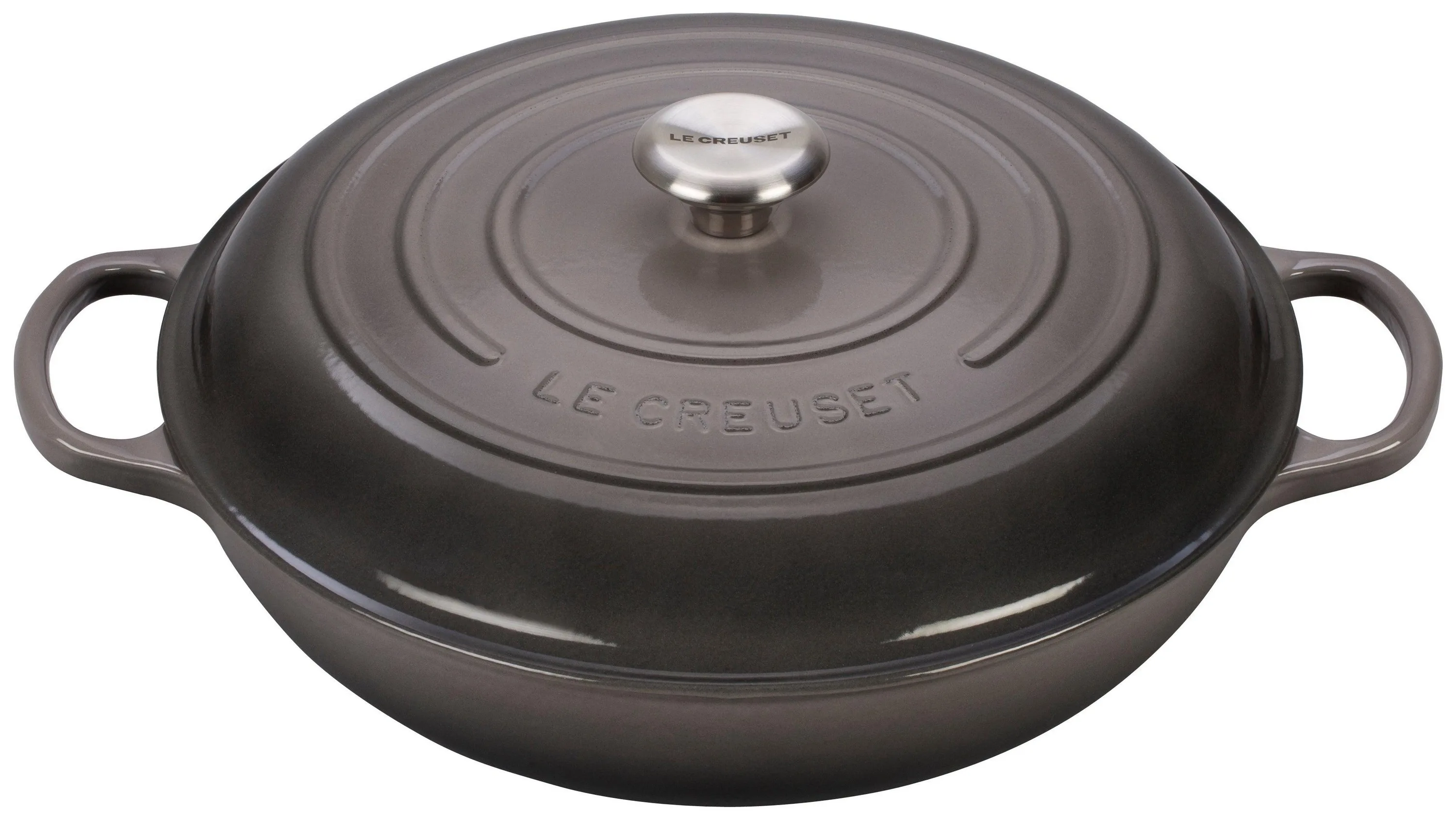 Le Creuset 5Qt Signature Cast Iron Braiser Oyster