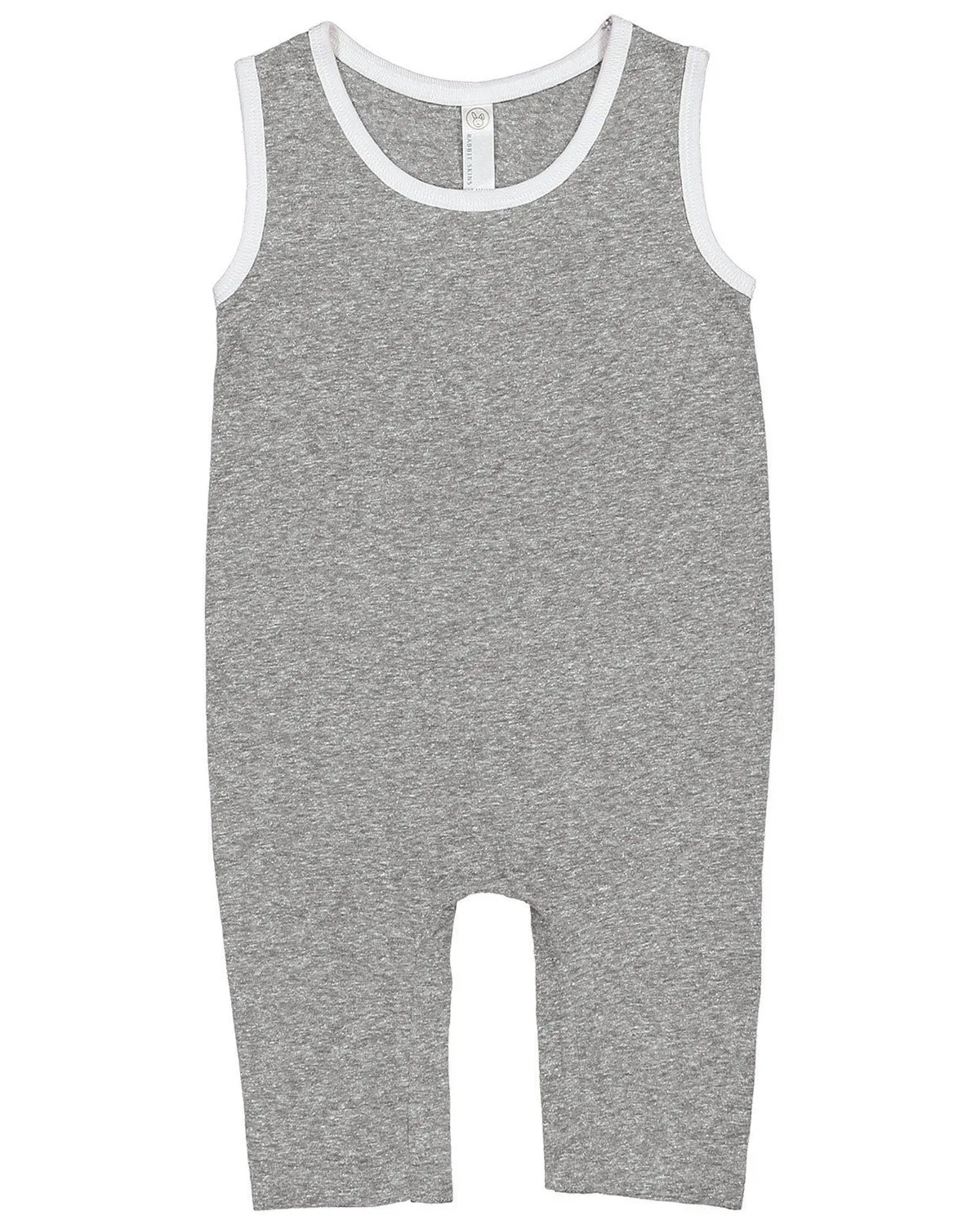 Rabbit Skins Infant Harborside Melange Tank Romper view 2
