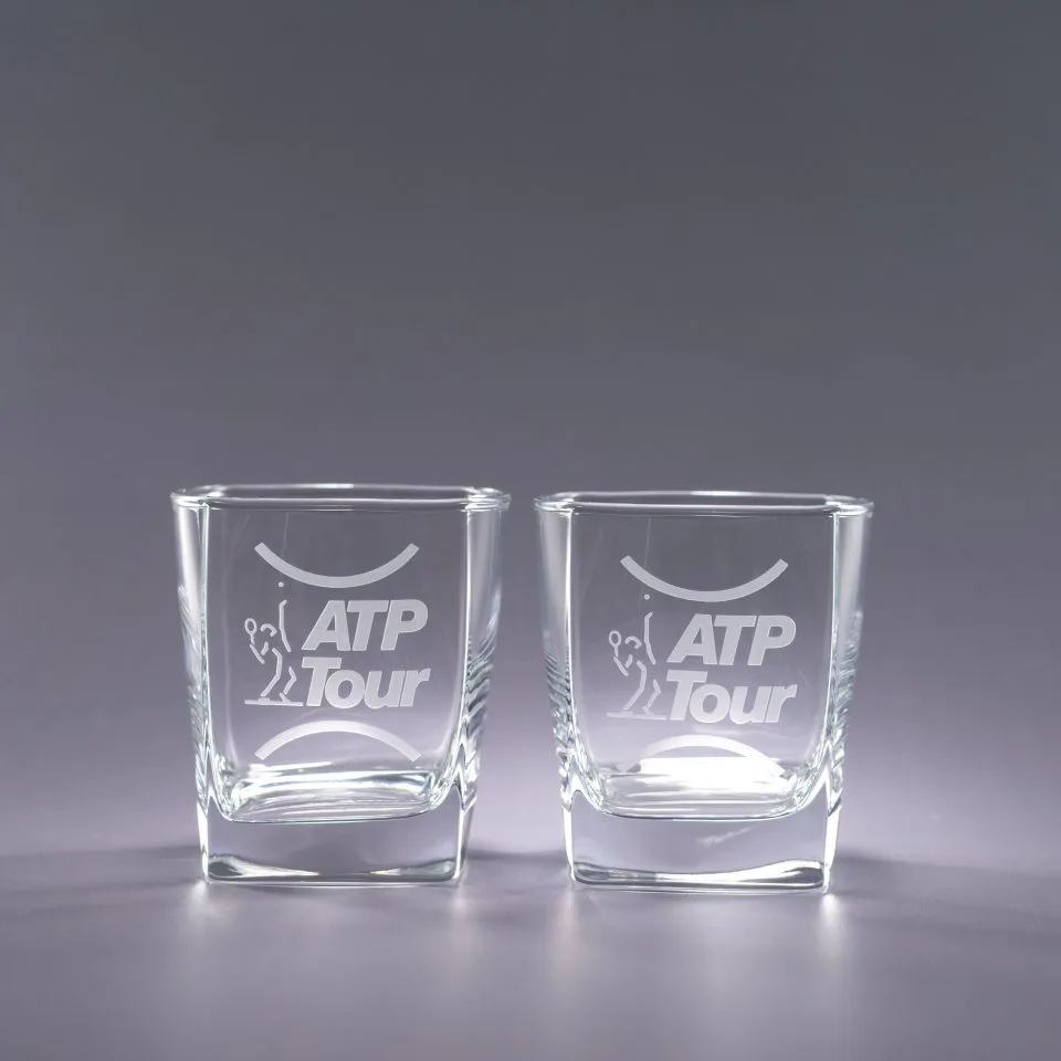 10.5 Oz. Geo On The Rocks Glasses (Set of 2)
