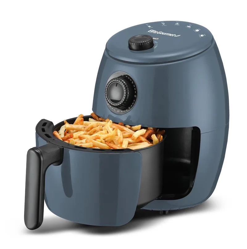 Elite 2.1 Qt. Personal Blue/Gray Air Fryer