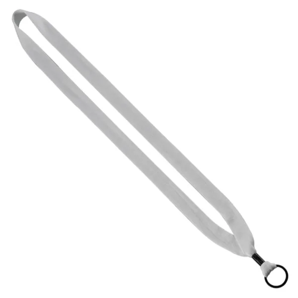 3/4" Cotton Lanyard with Metal Crimp & Split-Ring view 3