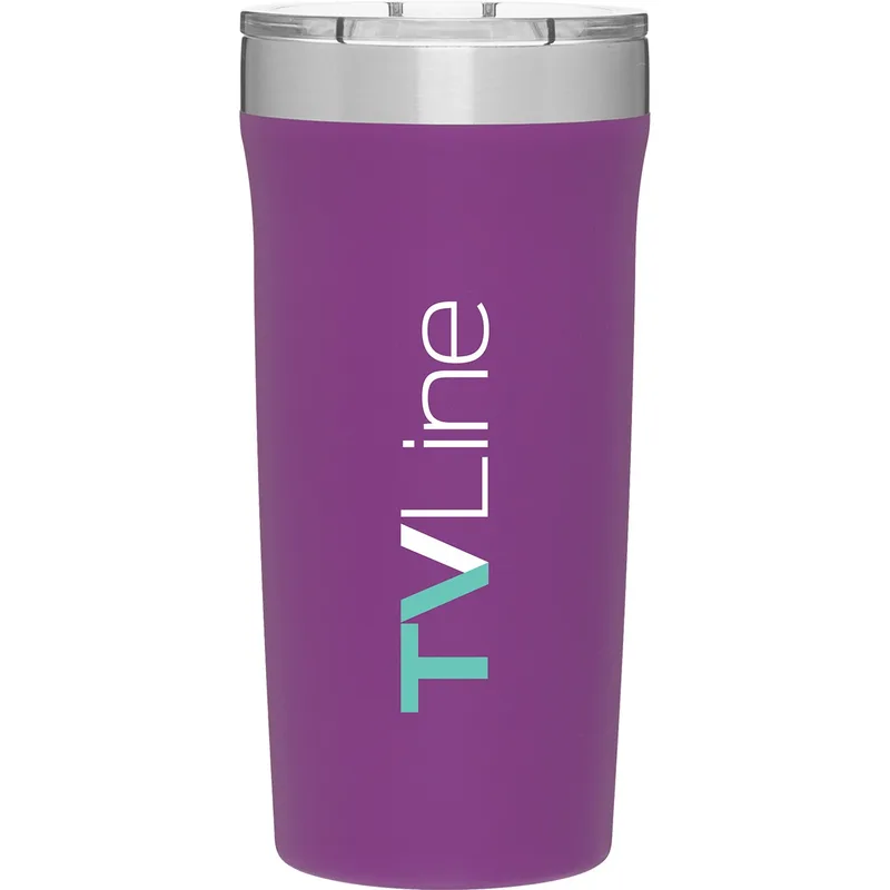 18 oz Palermo Travel Tumbler (Matte Grape)