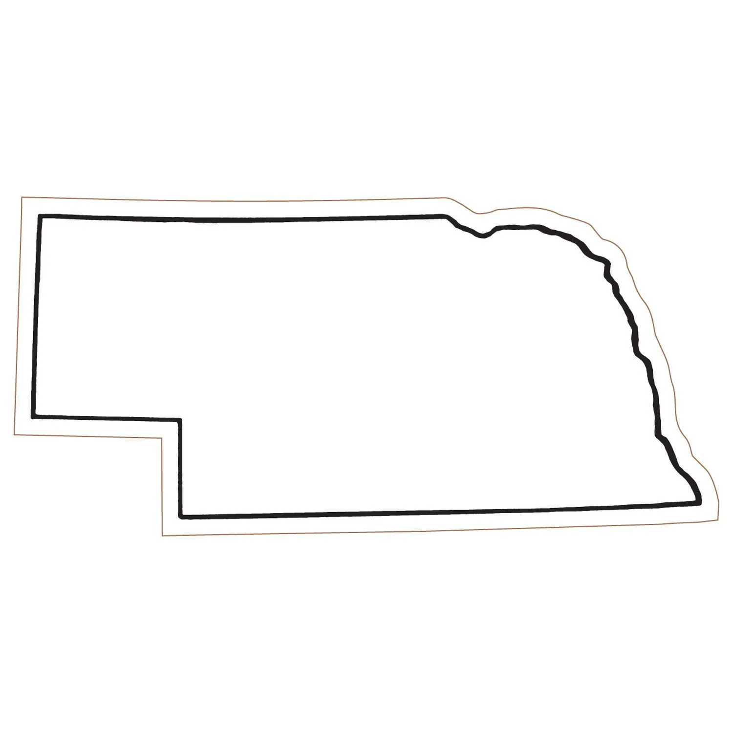 Nebraska State Magnet view 2