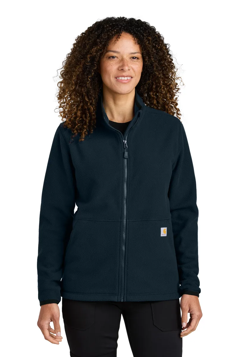 Carhartt® Women's Textured Full-Zip Fleece Jacket view 4