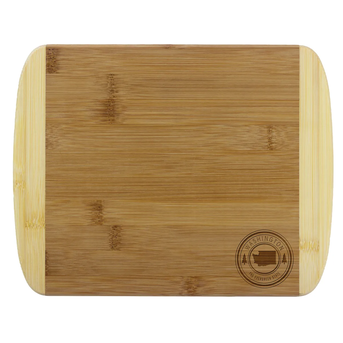 Washington State Stamp 2-Tone 11" Cutting Board — Engraved Up to 2 Square Inches (1 location)
