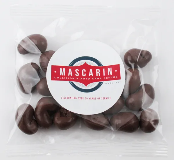 2 Oz. Handfuls of Milk Chocolate Cashews