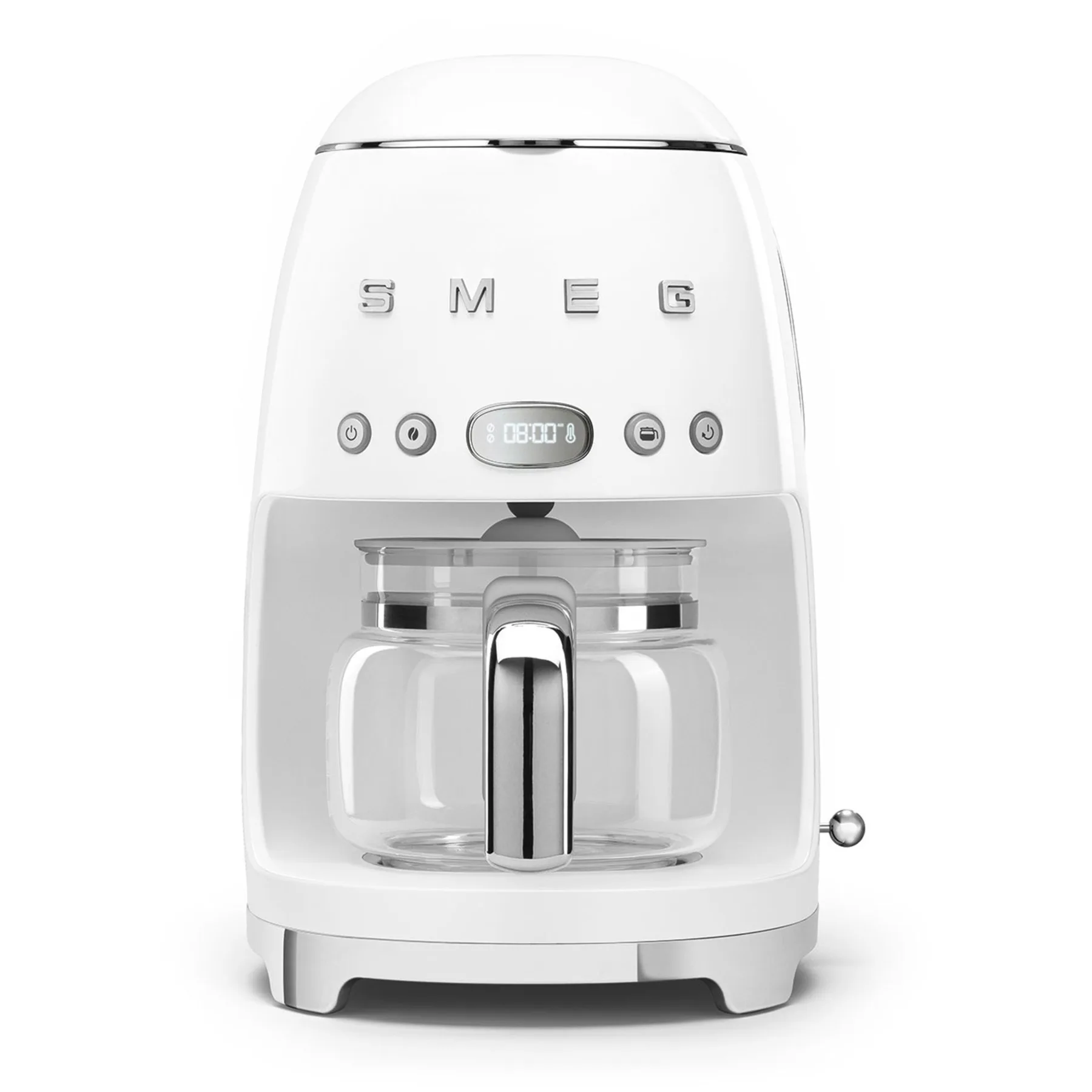 SMEG Drip-Filter Coffee Machine - White Glossy