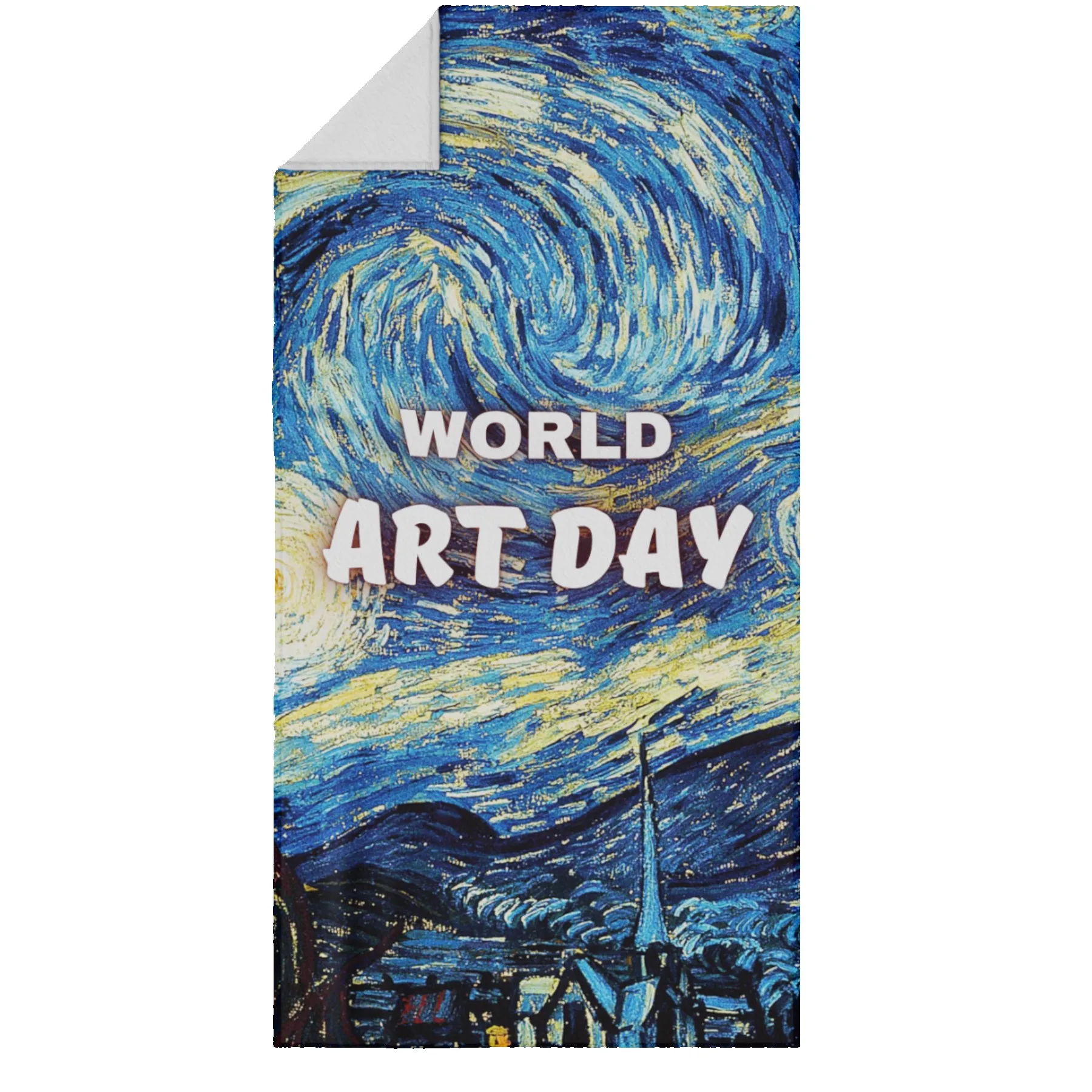 Beach (35"x70") Towel - Domestically Decorated view 2