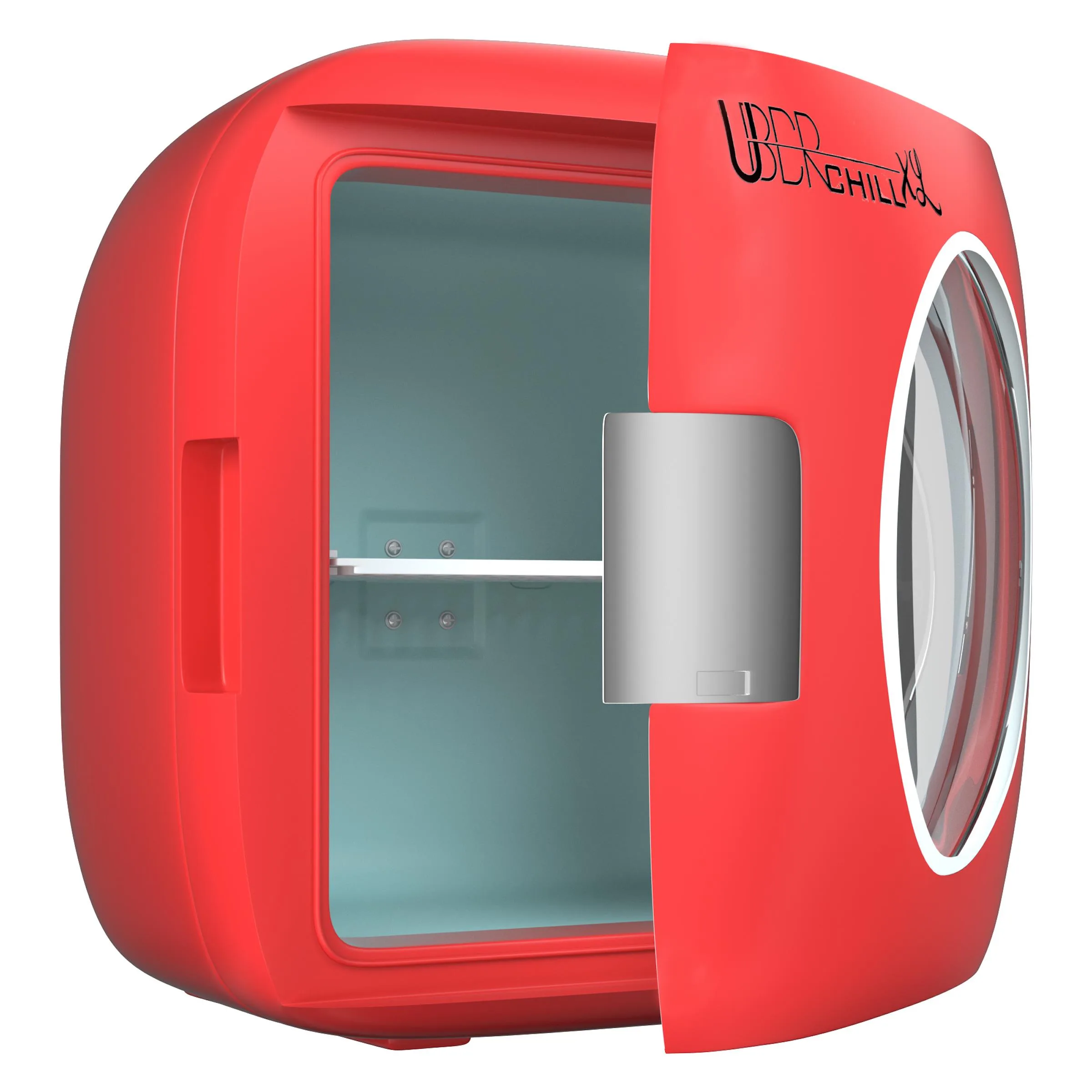 UBER Appliance Chill Xl 12 Can Mini Fridge Red