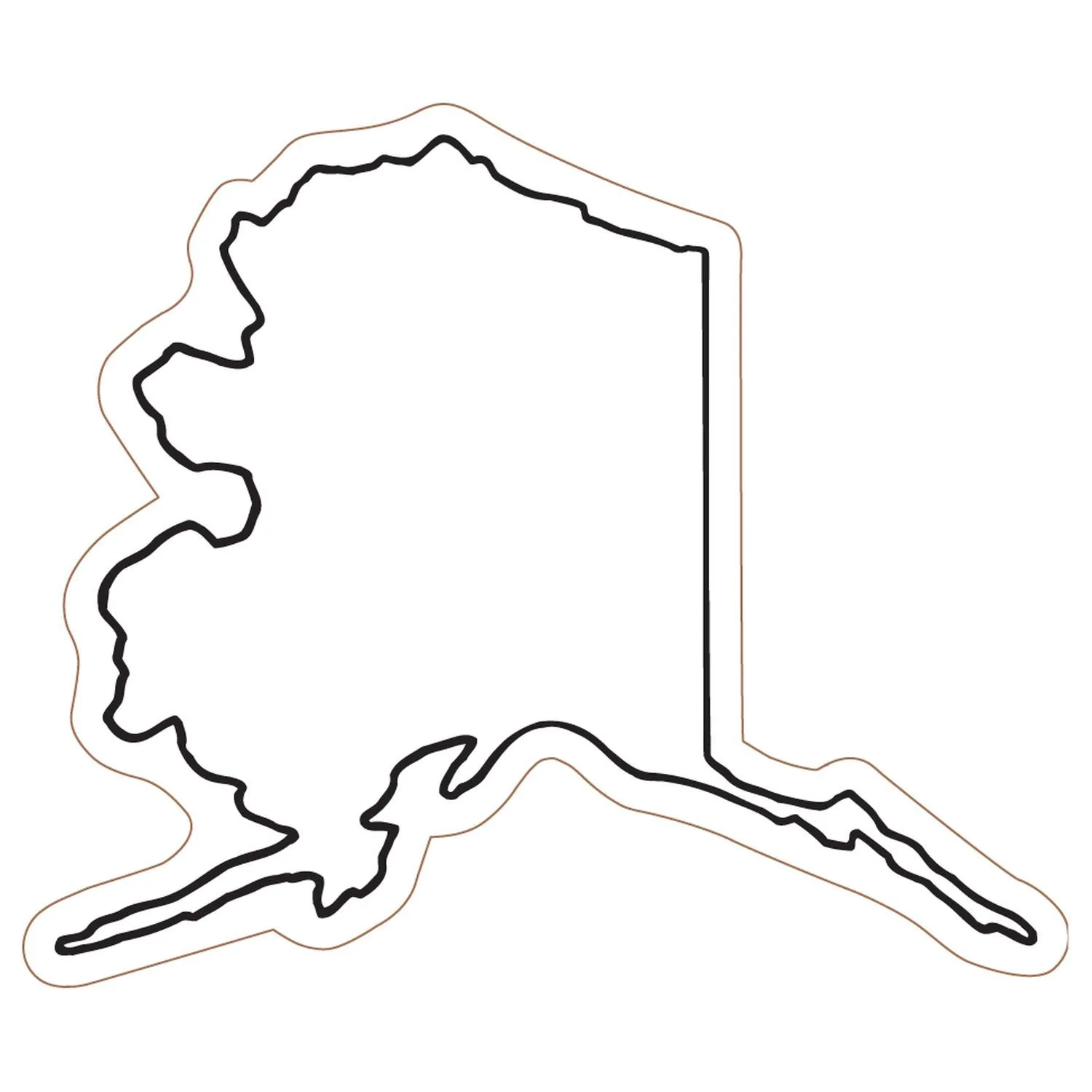 Alaska State Magnet view 2