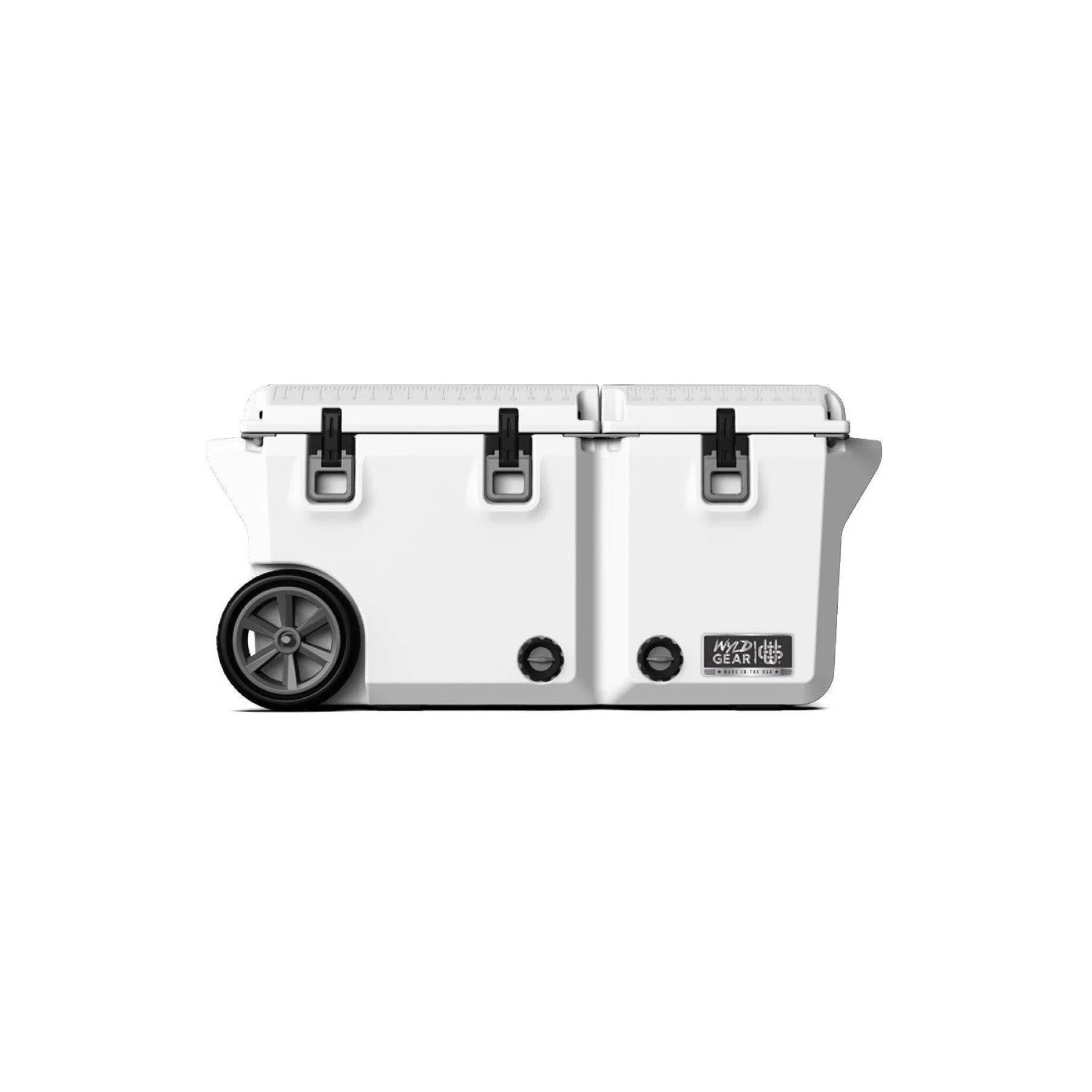 65 QT Wyld Gear® Divided Wheeled Hard Cooler Ice Chest (40" x 19") view 3