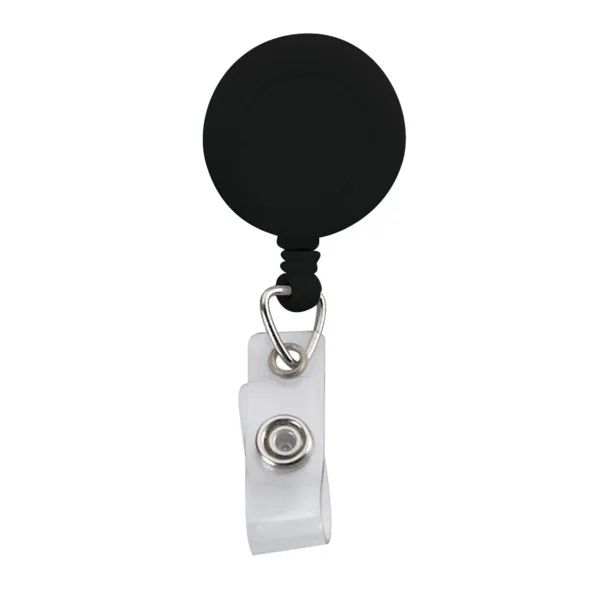 IMPORT Plastic Retractable Badge Reel with Belt Clip view 3