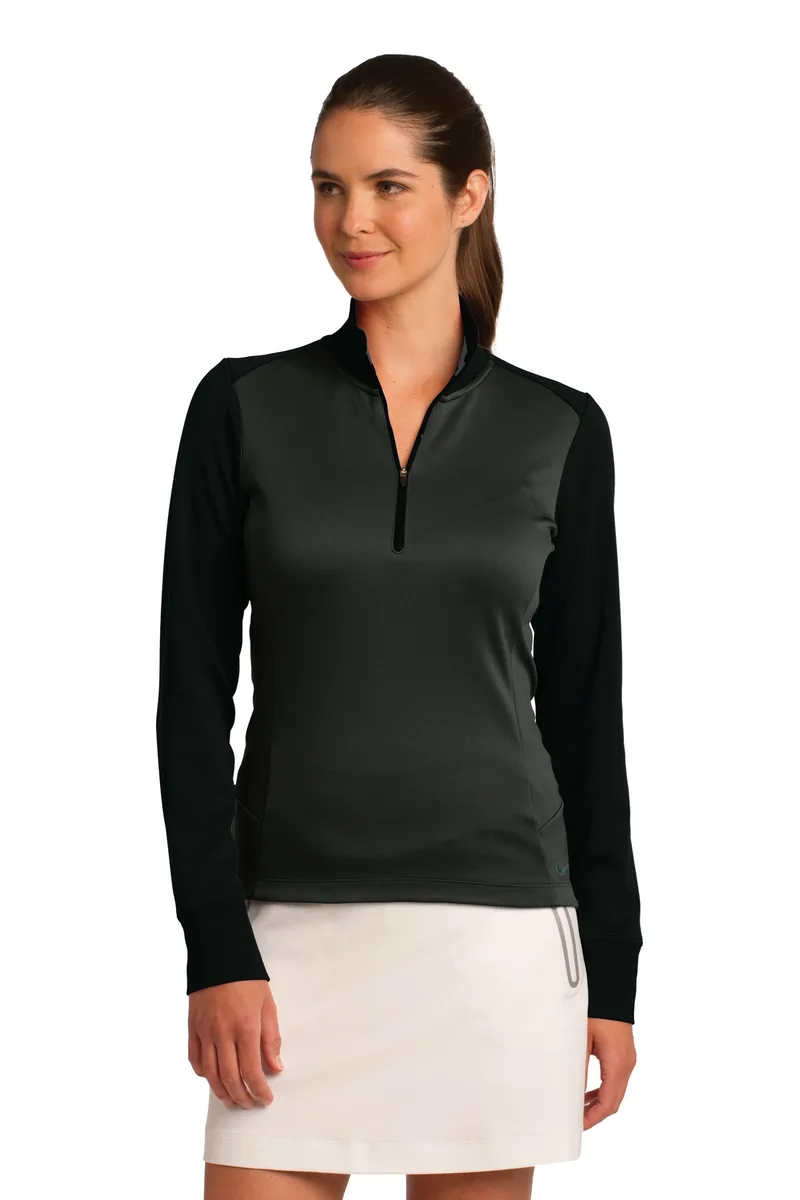 Nike Women's Dri-FIT 1/2-Zip Cover-Up. view 3