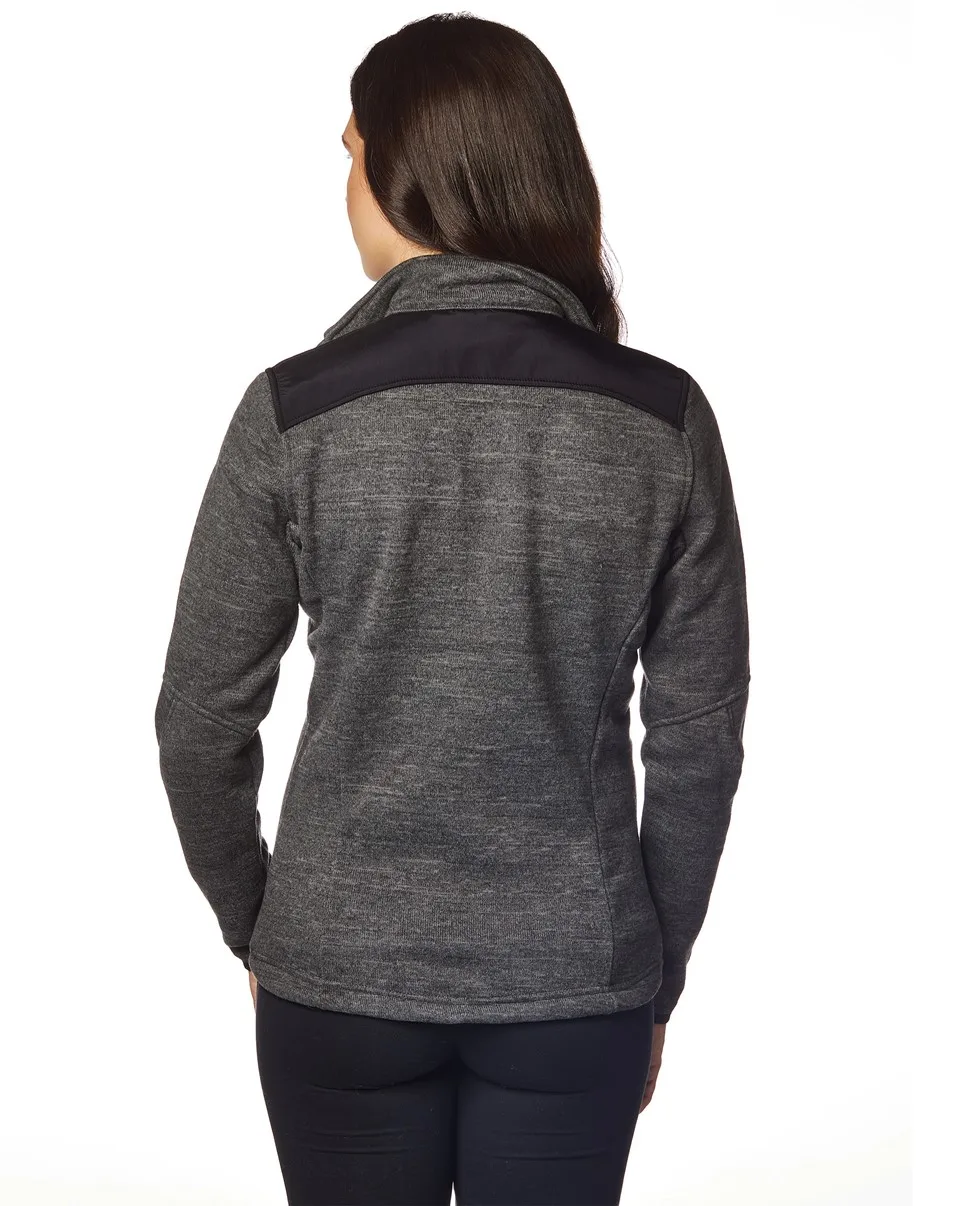 Ladies' Capitan Sweater Fleece Jacket view 4