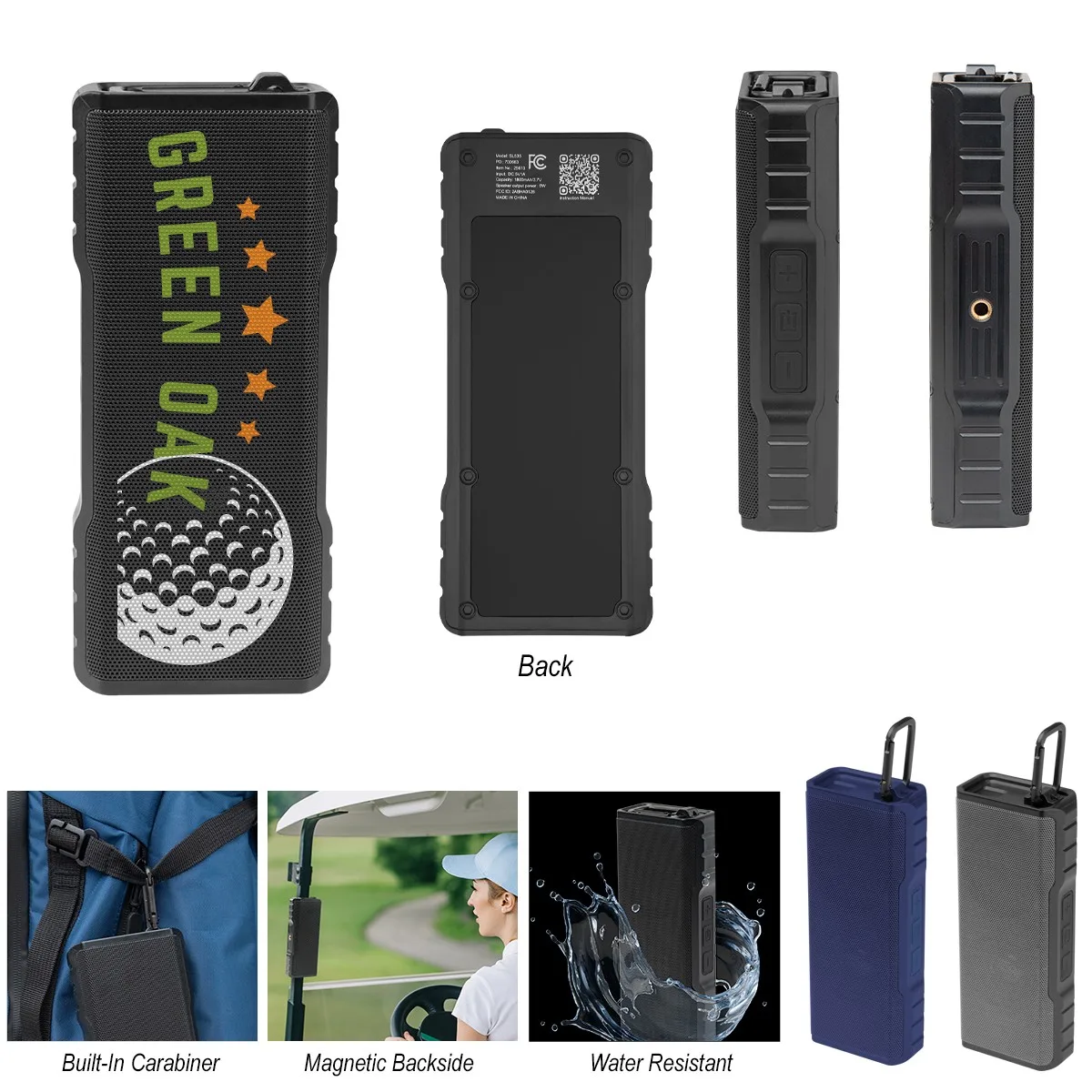 Magnetic Speaker With Carabiner