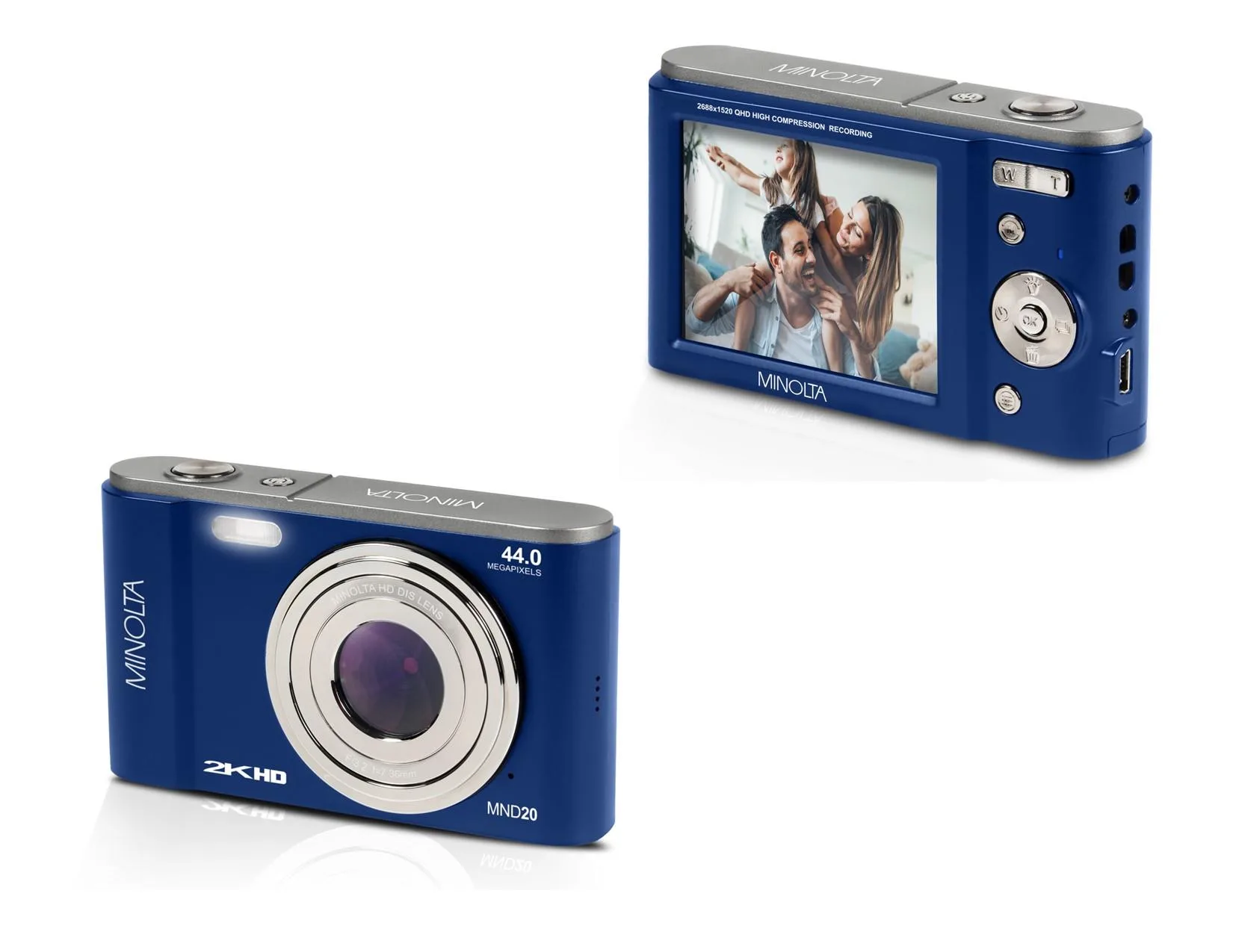 Minolta 44Mp 2.7K Quad Hd Digital Camera