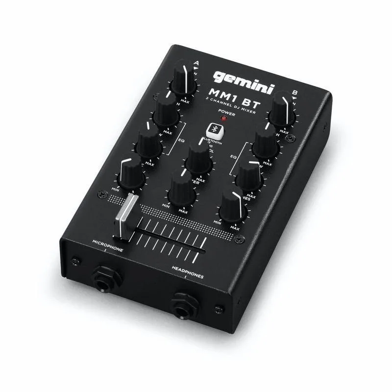 Gemini Channel Analog Dj Mixer w/Bluetooth Input