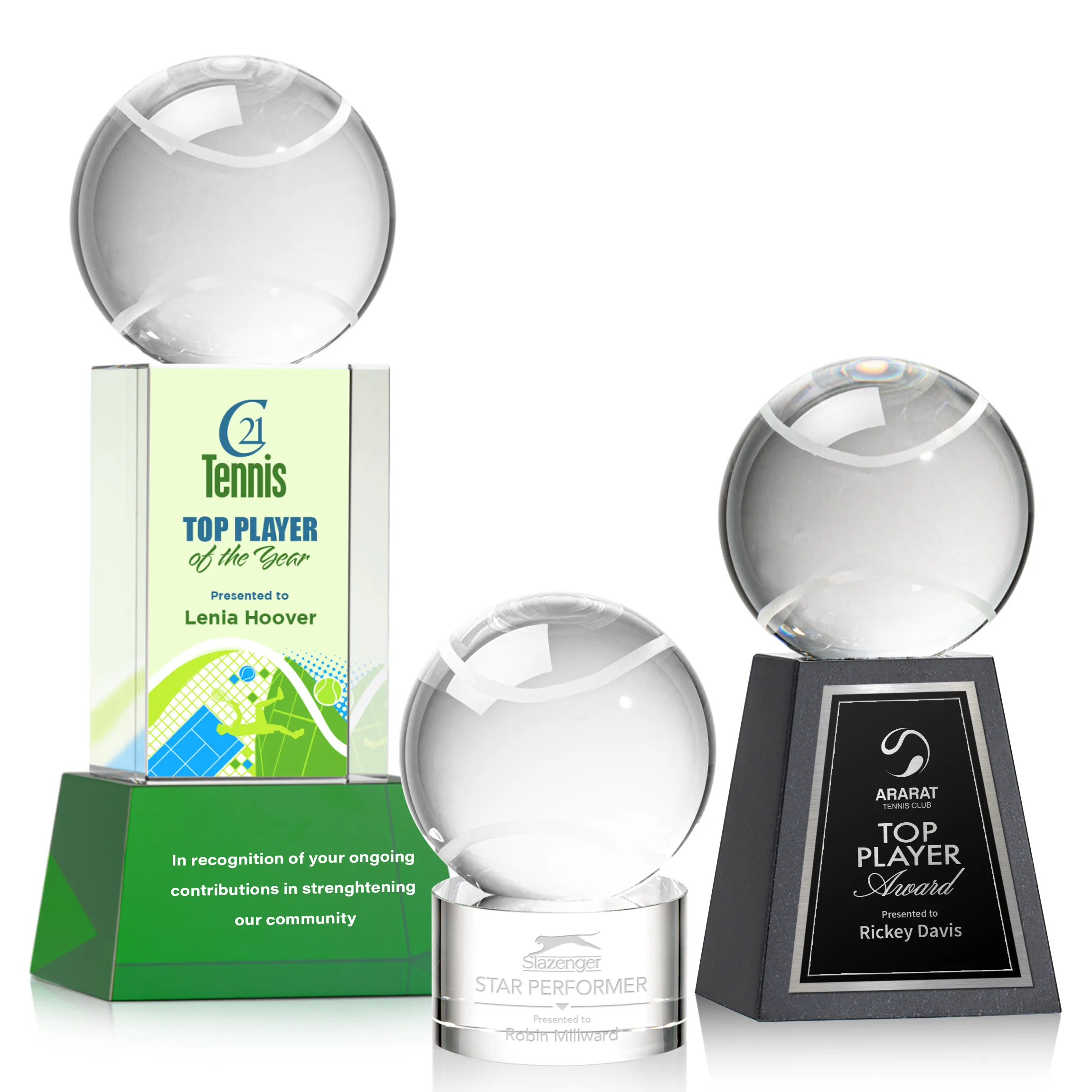 Tennis Ball on Base Award