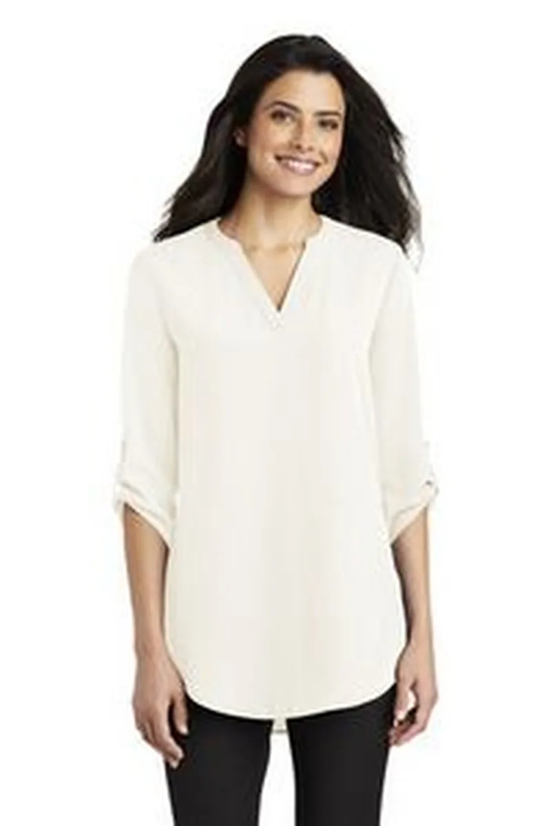 Port Authority® Women's 3/4-Sleeve Tunic Blouse.