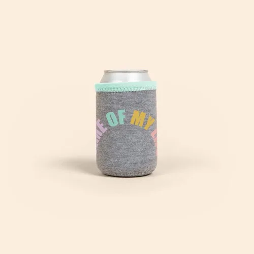 Liam Heathered Jersey Knit Neoprene Can Insulator