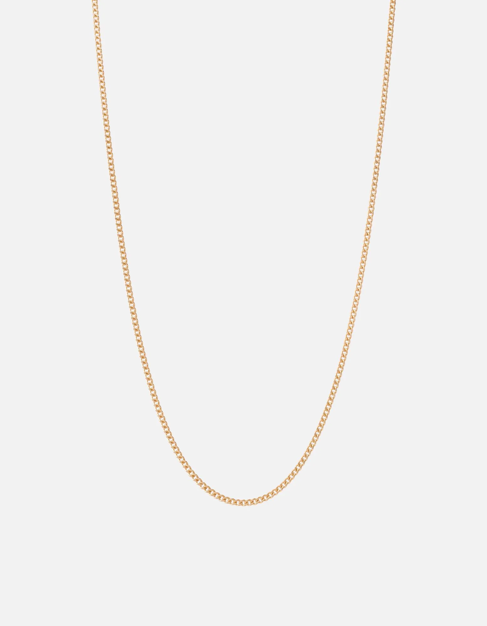 Miansai 2Mm Gold Vermeil Cuban Necklace Men's