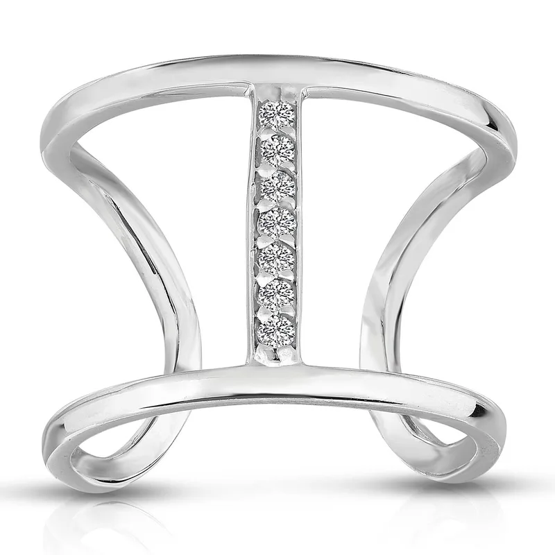 Jilco Inc Contemporary Diamond Ring - 0.05 Twt