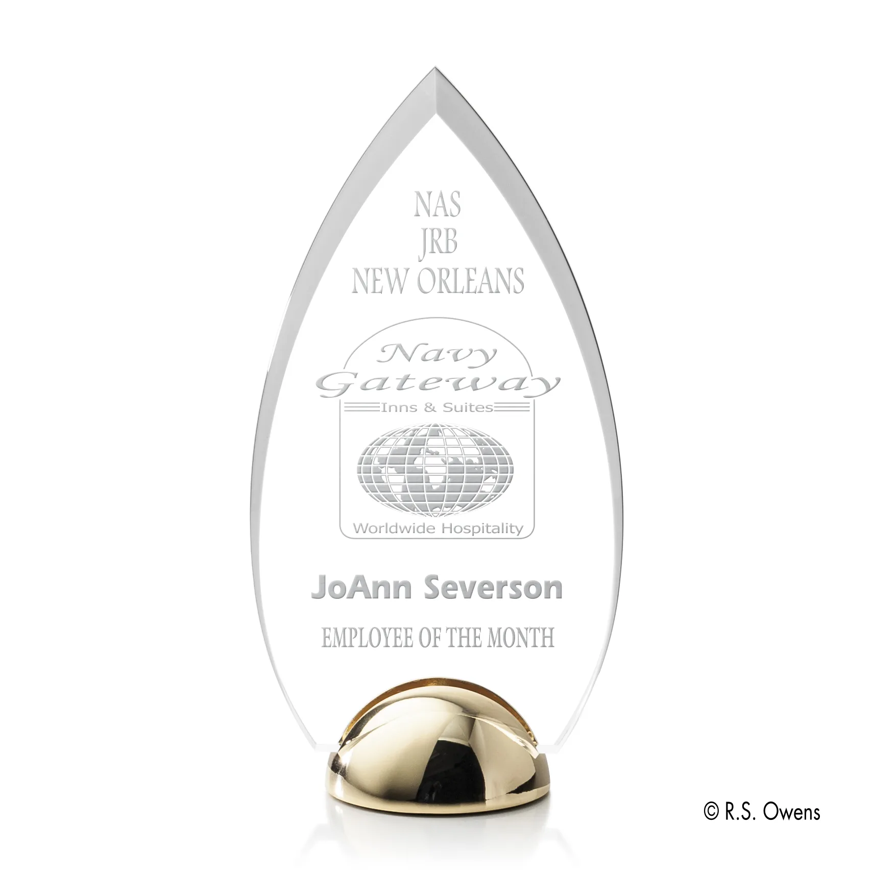 Laser Engraving, Bright Gold