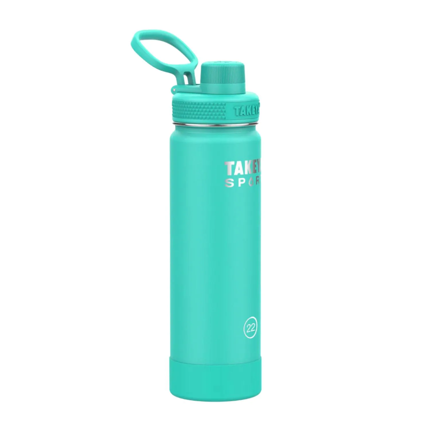 22 oz Takeya® Stainless Steel Insulated Sport Water Bottle w/ Spout Lid view 5