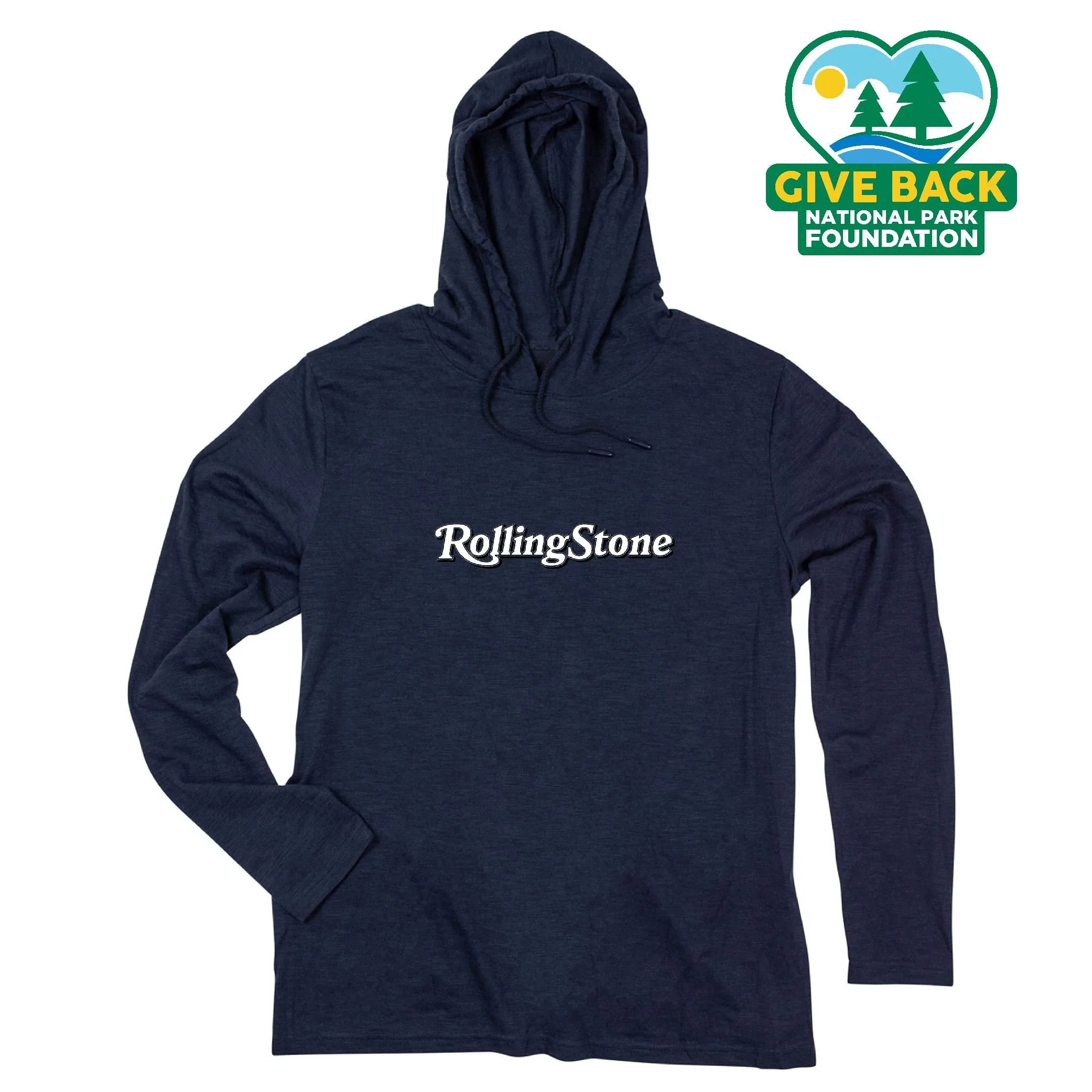 ACE Adult Long Sleeve Slub Hooded T-Shirt view 6