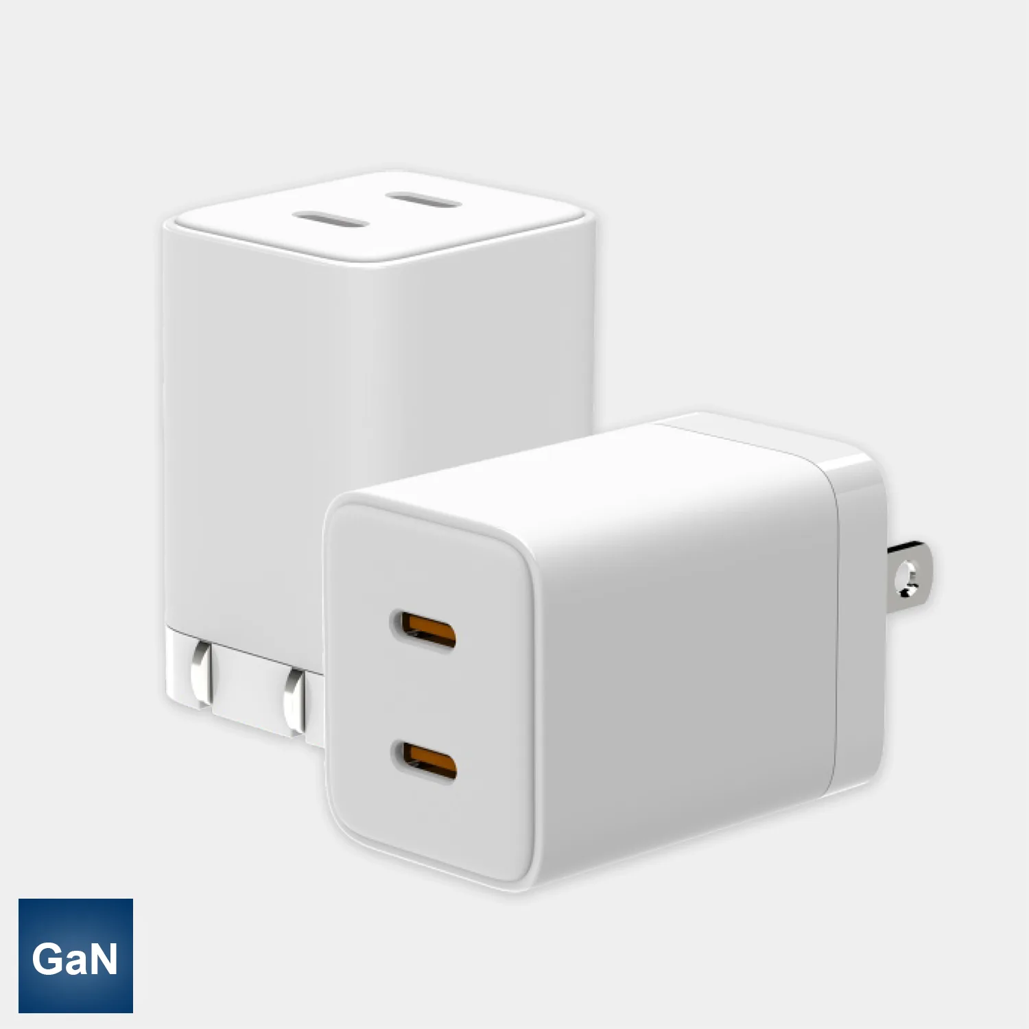 BLOK 2.0 (GAN) - DUAL USB-C GaN CHARGER view 2