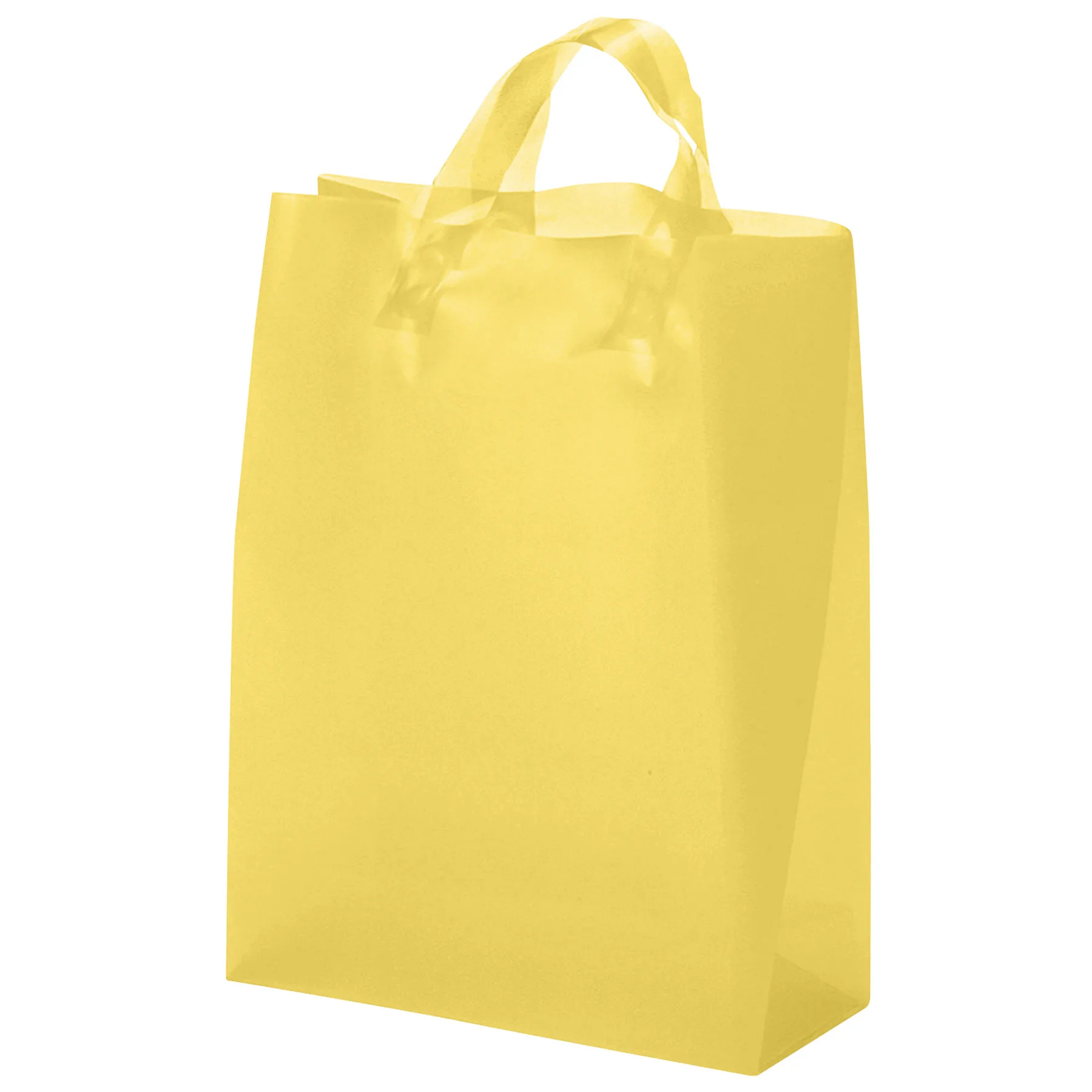 Zeus - Frosted Brite Shopper Bag - Flexo Ink Print (10" x 5" x 13") view 2