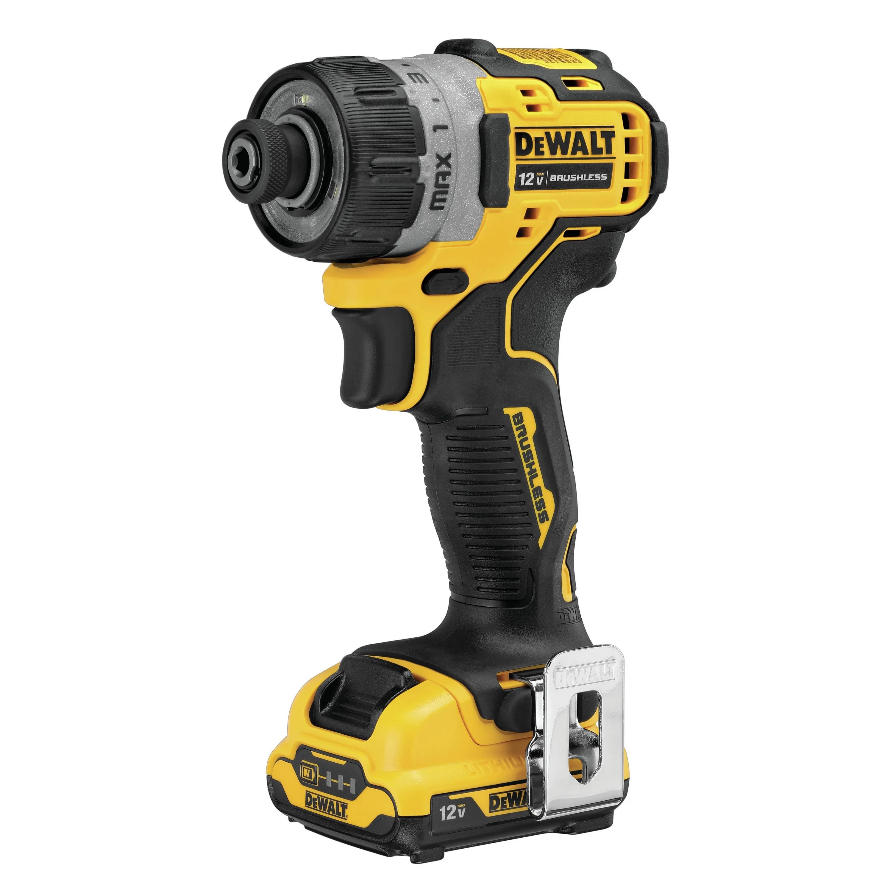 DeWalt Xtreme 12V Max Brushless 1/4" Cordless Screwdriver Kit