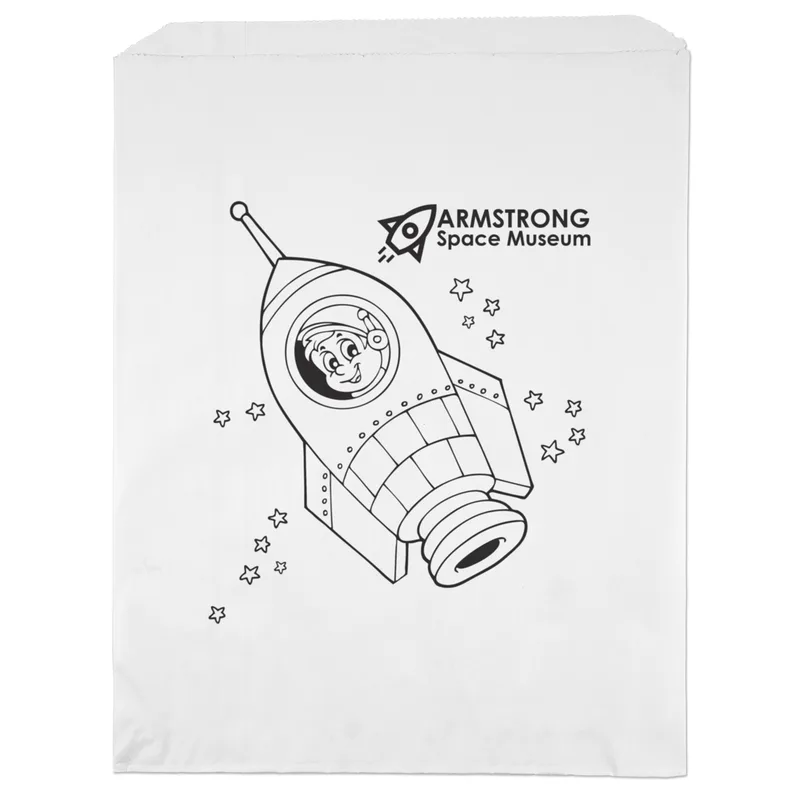 Merchandise Bag - Flexo Ink Print (12" x 15")