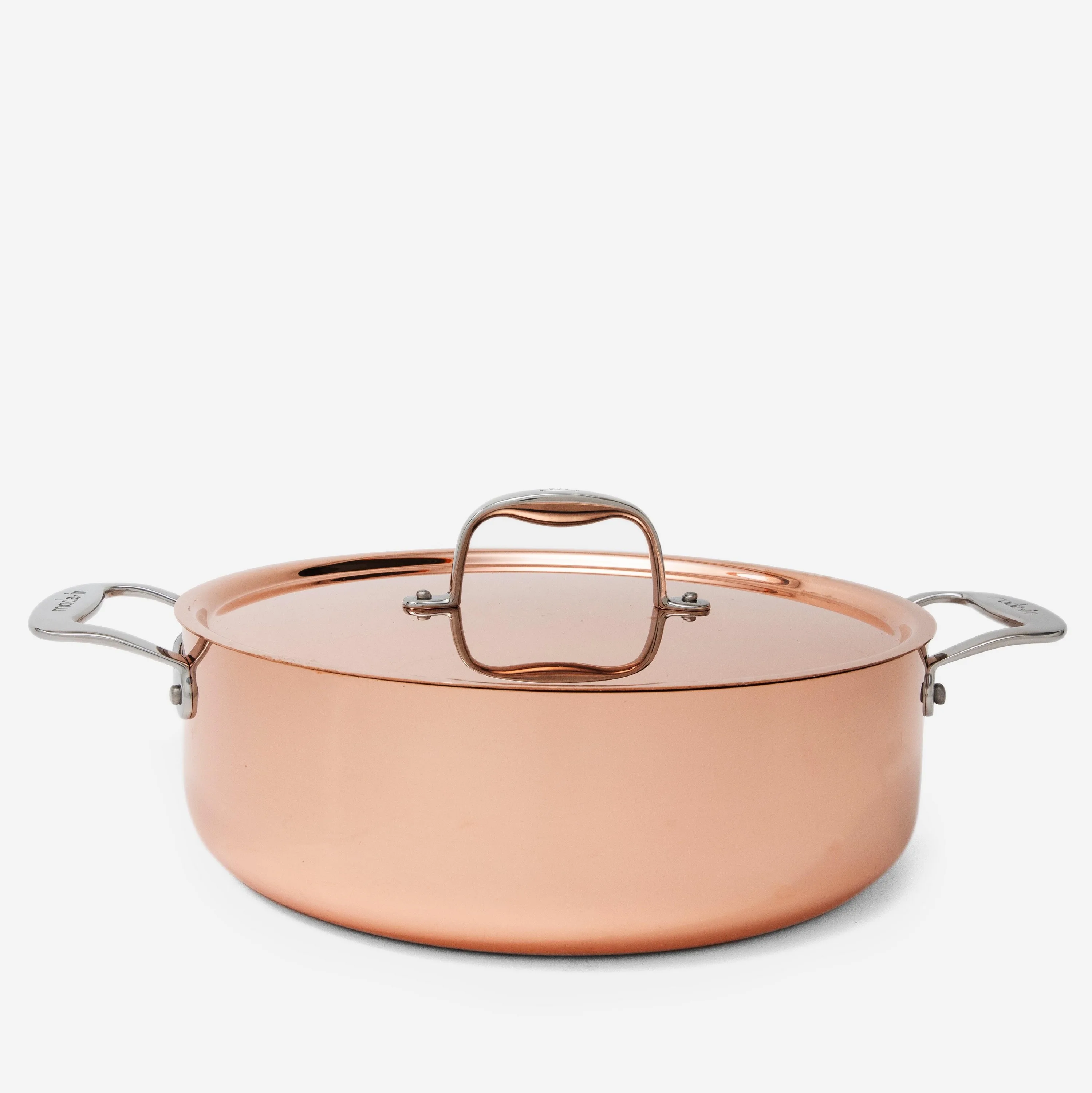 Made In 5.2 Qt Copper Rondeau W/Lid