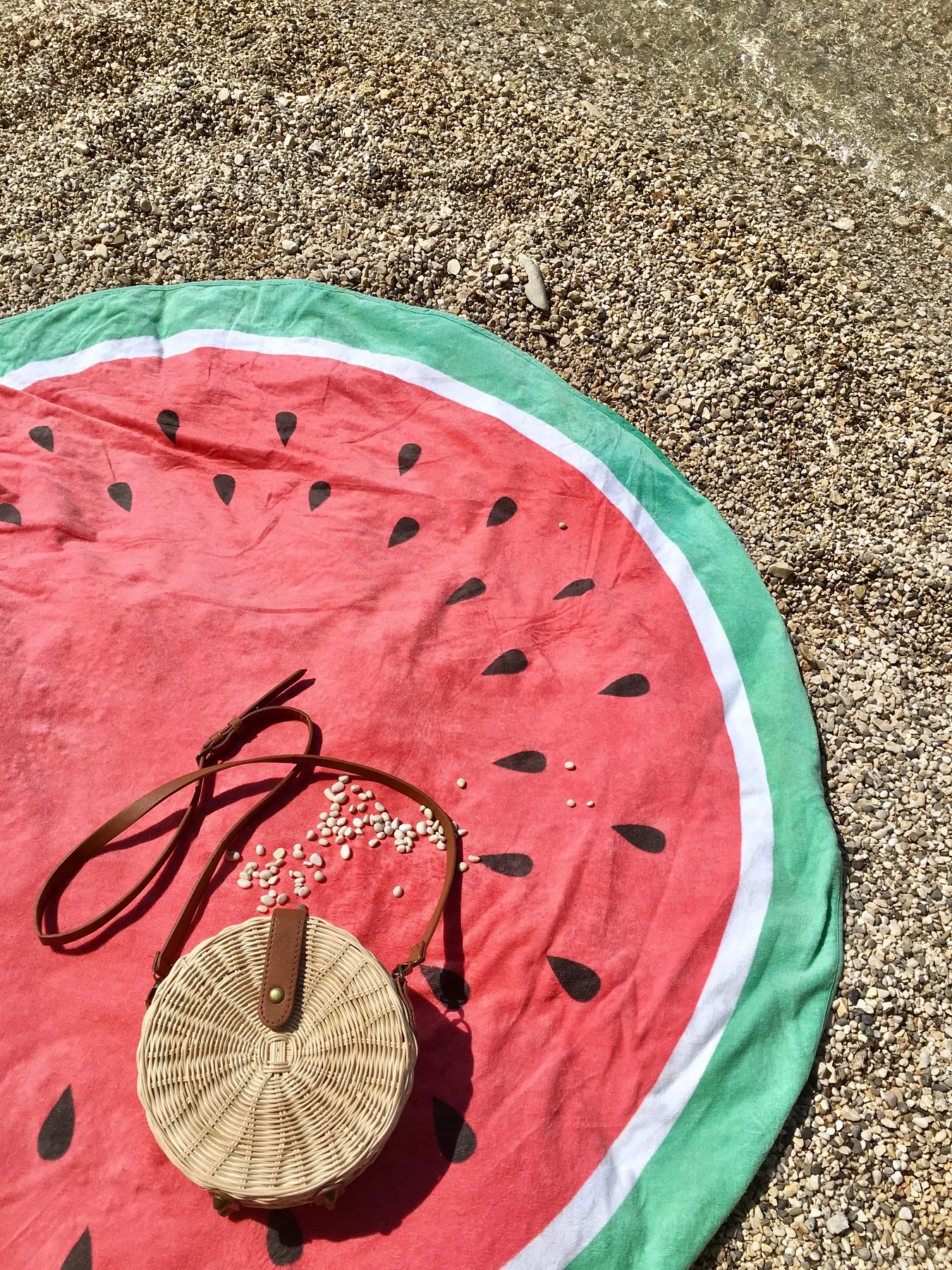59" Round Beach Towel Dye Sublimated (Domestically Decorated)