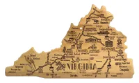 Destination Virginia Cutting & Serving Board — Laser Engraved up to 2 Square Inches (1 side/1 location)