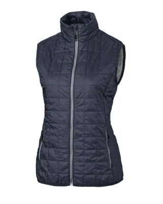 Cutter & Buck Rainier PrimaLoftÂ® Womens Eco Insulated Full Zip Puffer Vest view 2