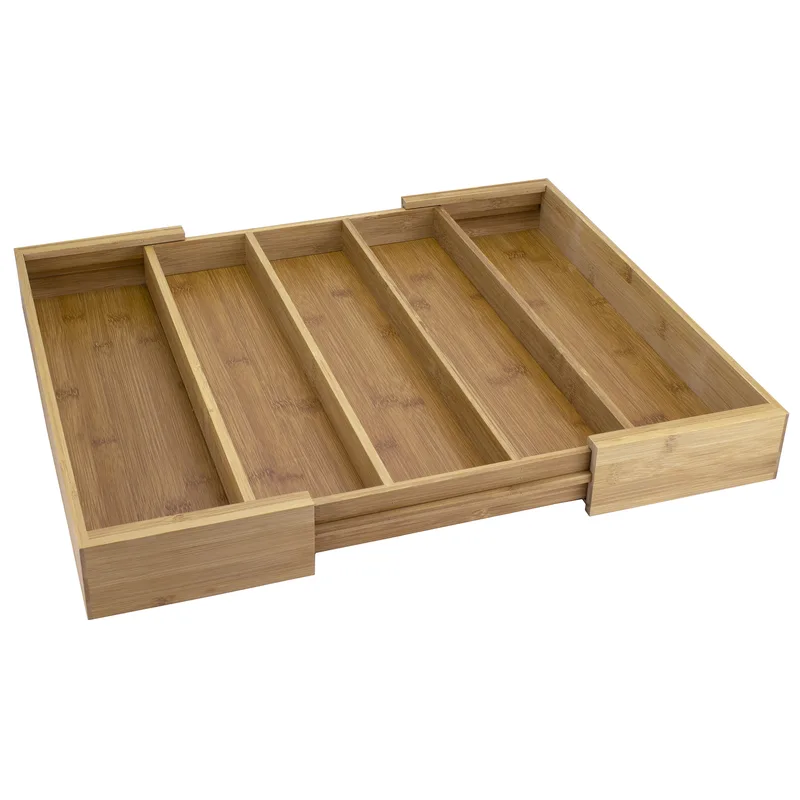 Expandable 5-Compartment Cutlery Tray/Drawer Organizer view 2