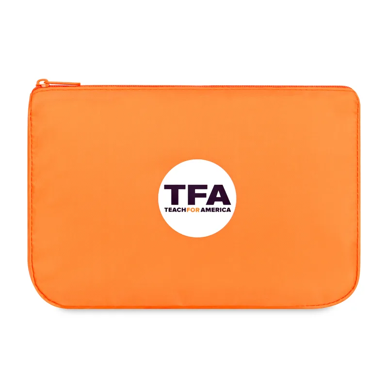 Arlo rPET Zippered Pouch - Orange