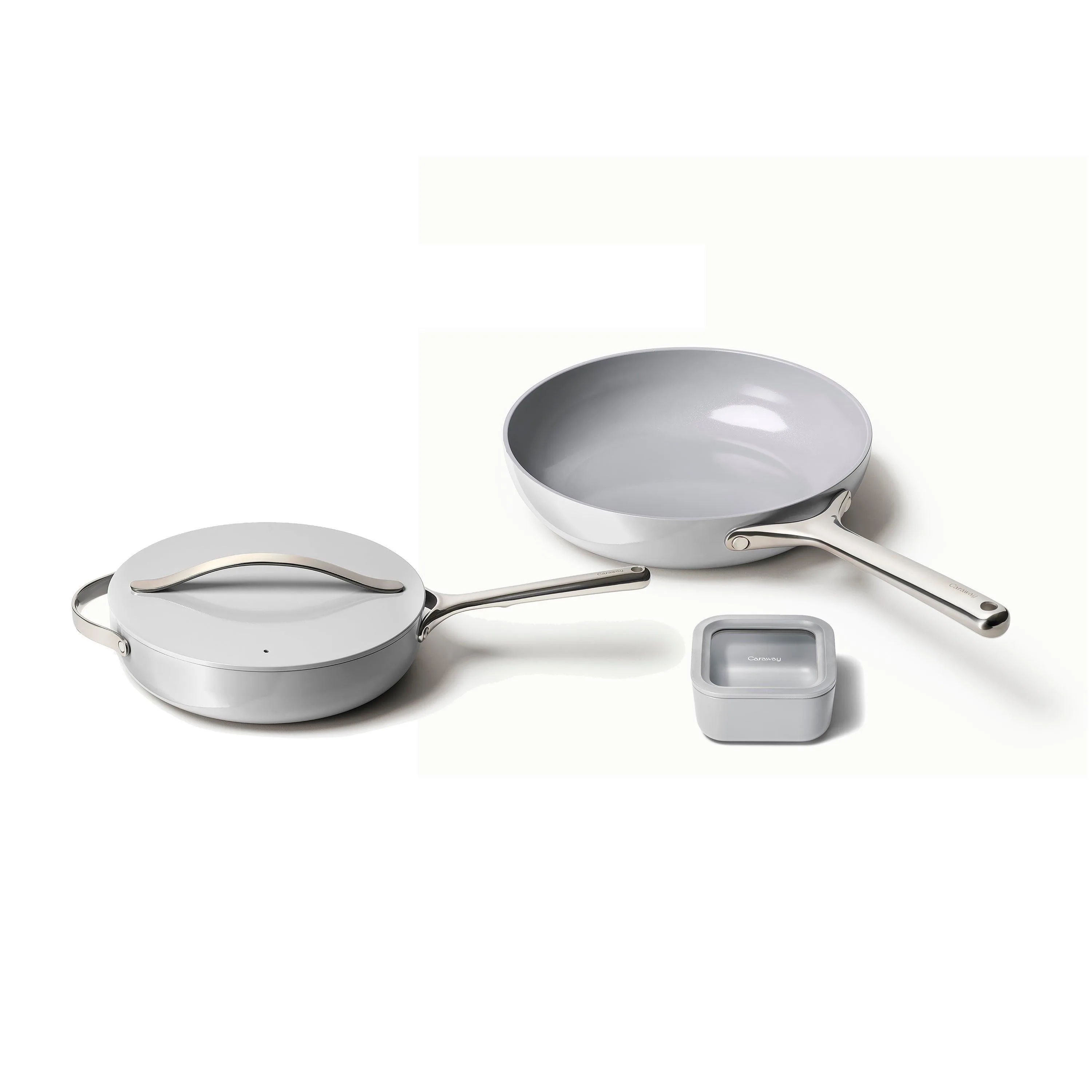 Caraway Saute Duo & Storage Set Gray