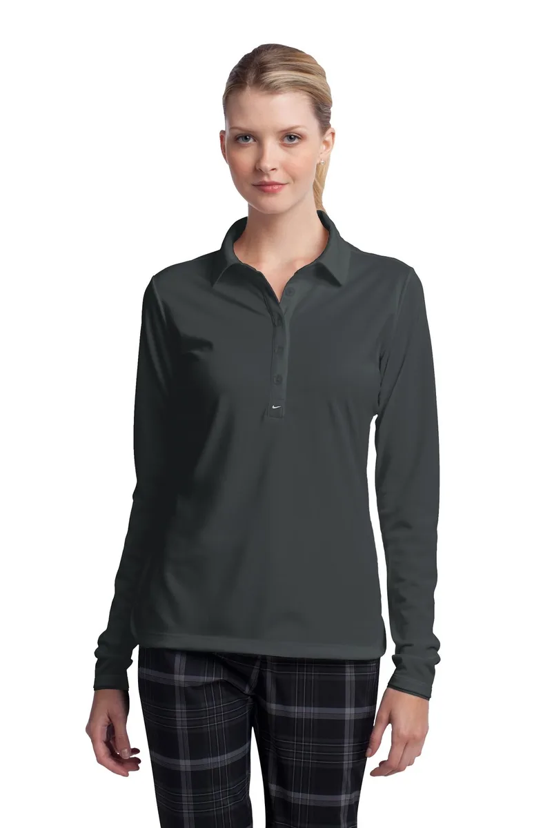 Nike Women's Long Sleeve Dri-FIT Stretch Tech Polo. view 5