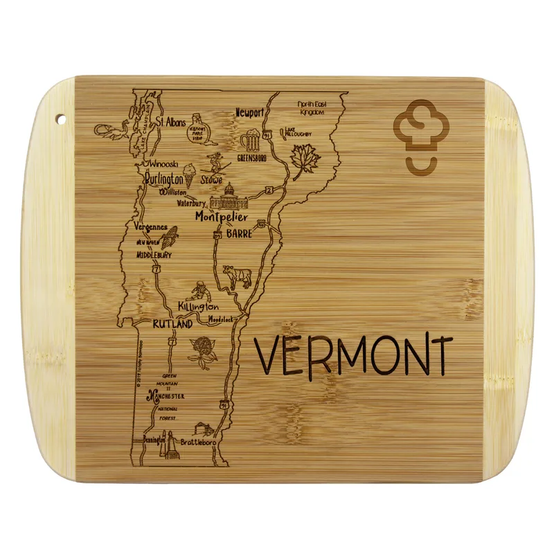 A Slice of Life Vermont Serving & Cutting Board