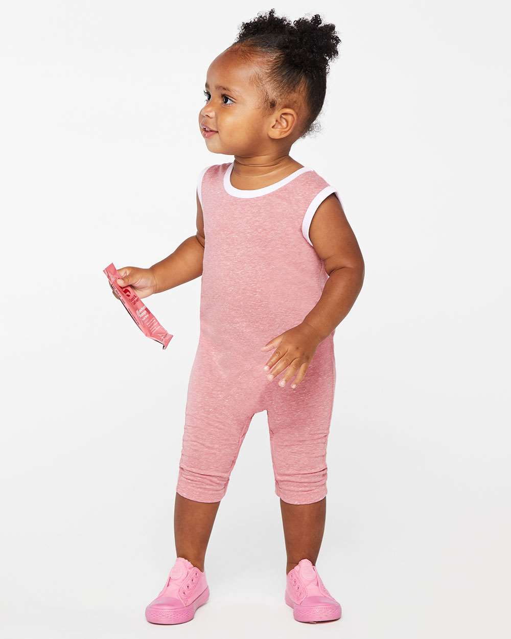 Rabbit Skins Infant Harborside Mélange Tank Romper view 2
