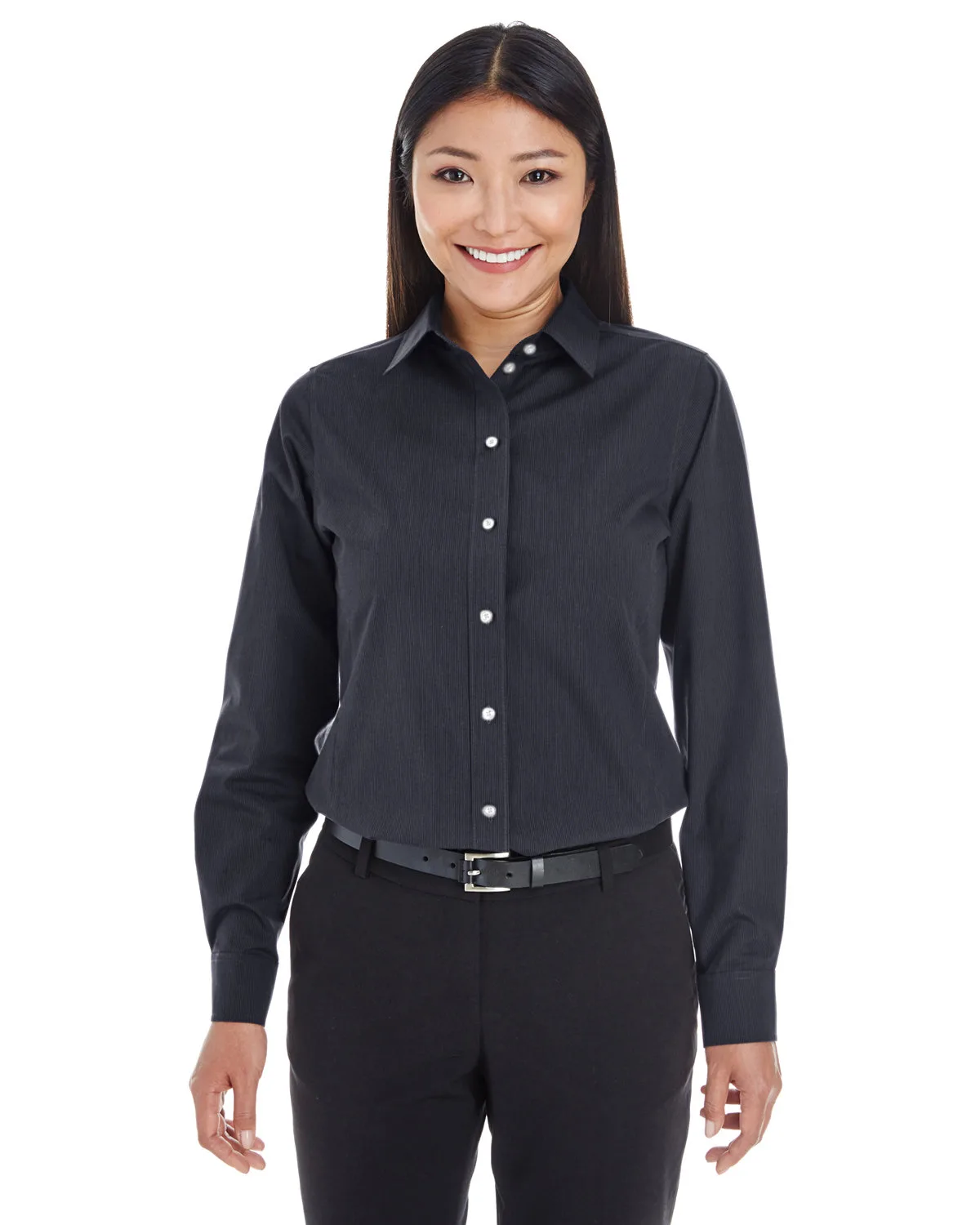 Devon and Jones Ladies' Crown Collection® Striped Woven Shirt