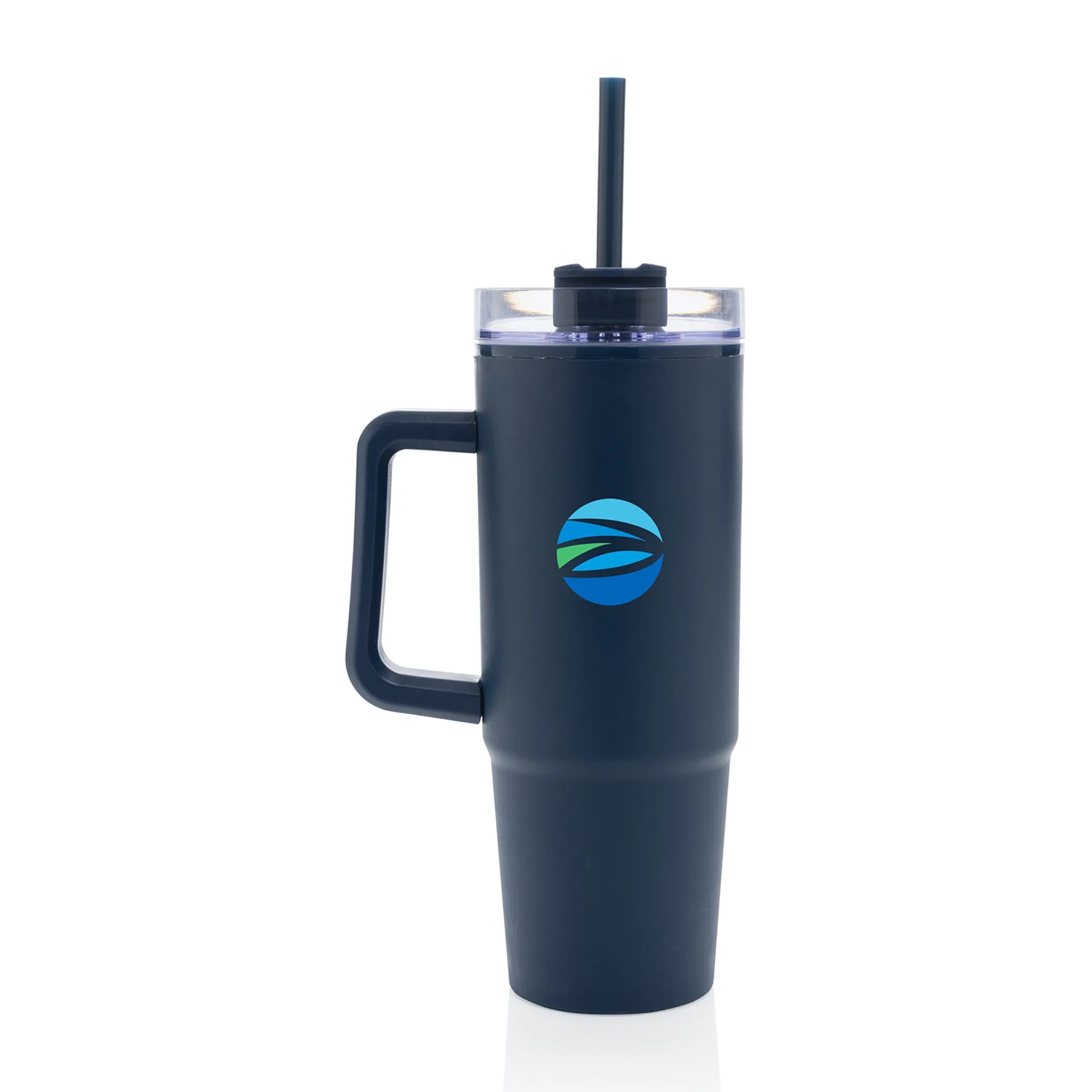 Tana Plastic Tumbler with Handle 900ML - Navy
