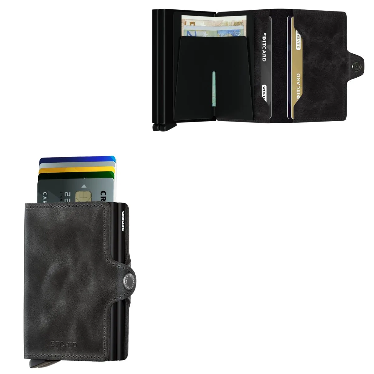 Secrid Twinwallet Vintage Leather - Black