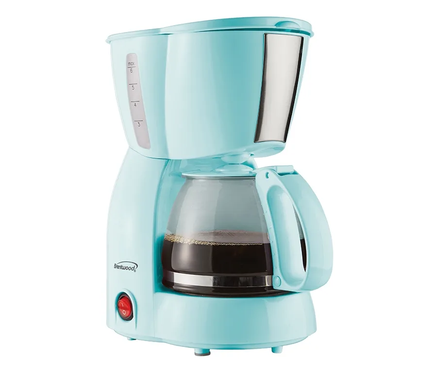 Blue 4 Cup Coffee Maker