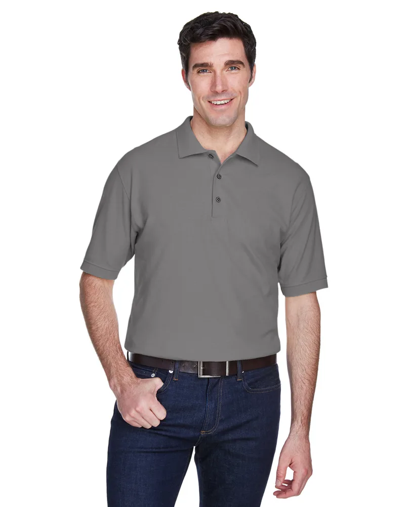 ULTRACLUB Men's Whisper Piqué Polo view 3