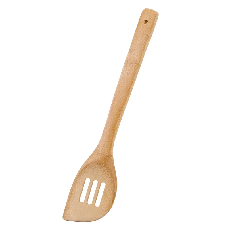 KitchenSupply Joyce Chen - Burnished Bamboo Slotted Spatula, 13-Inch